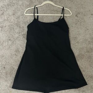 women’s L garage black athletic dress
